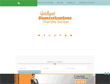 Tablet Screenshot of intelligentdomestications.com